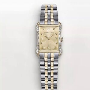 Hexter & Baines Cronvas Pave, Gold and Silver